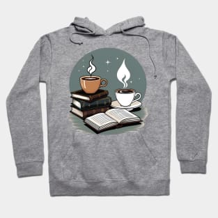 coffee and books Hoodie